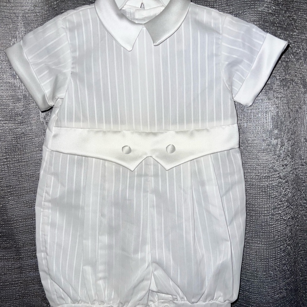 C. I. Castro Infant Tux Romper SZ 3 mo New